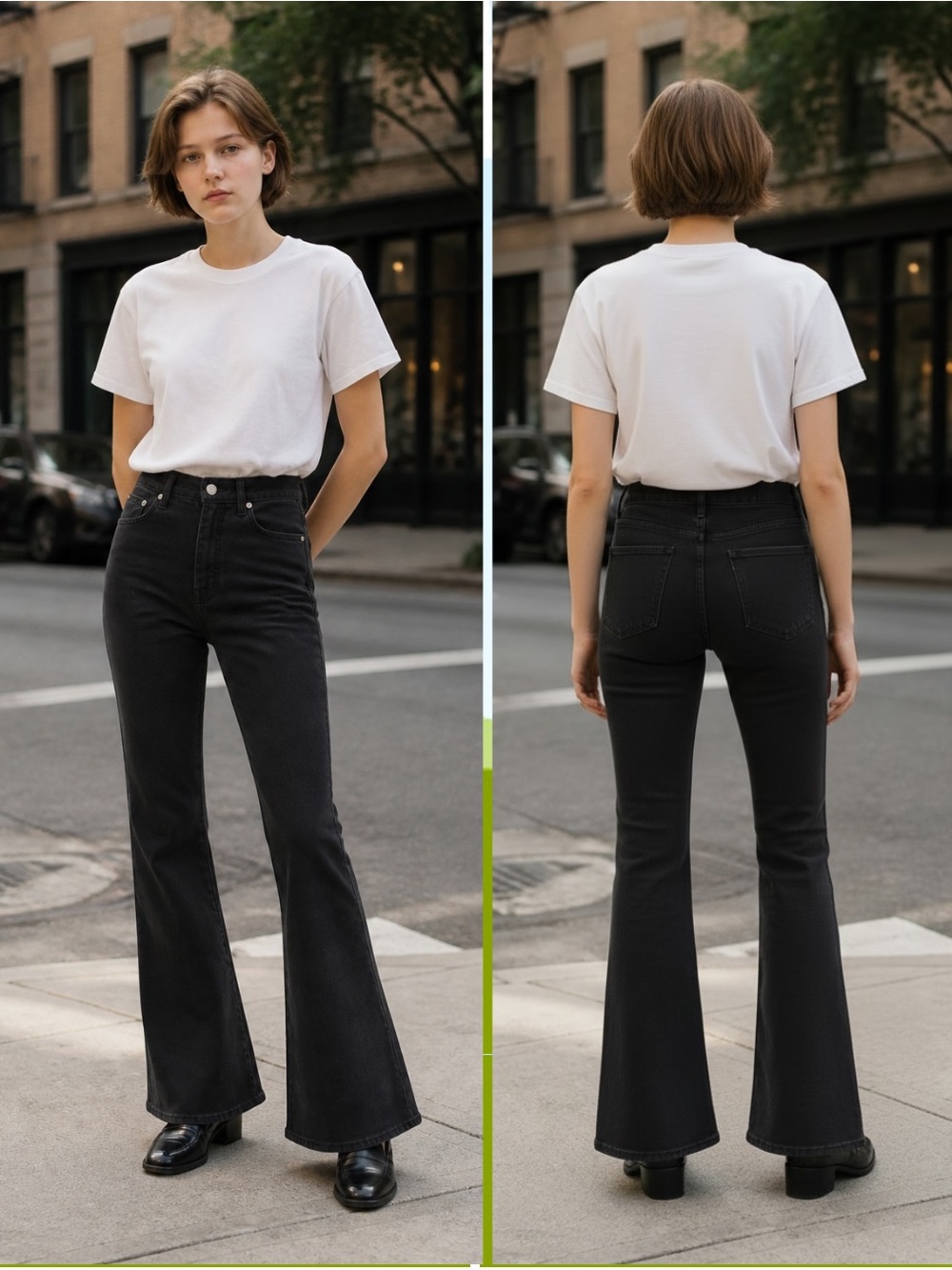 NWT PacSun Black Skinny Bootcut Jeans NWT Size 23 Low Rise